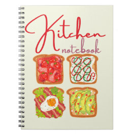 Kitchen Notebook for Home Cooking and Recipe  Anteckningsbok