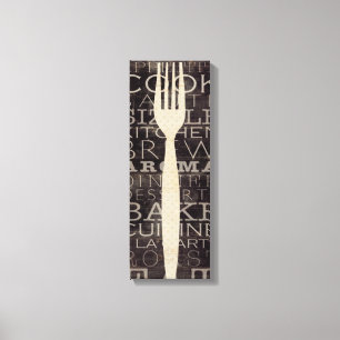 Kitchen Ord Canvastryck