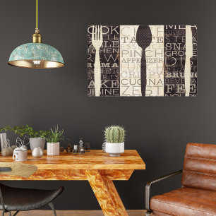 Kitchen Ord Trio Canvastryck