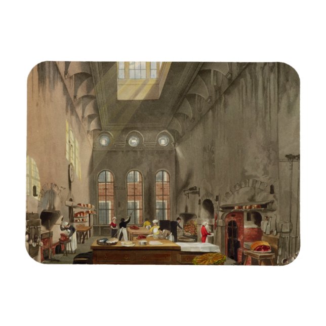 Kitchen, St. James's Palace, graverad av William J Magnet (Horisontell)