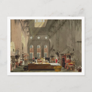 Kitchen, St. James's Palace, graverad av William J Vykort