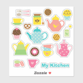 Kitchen Sticker Set Klistermärken