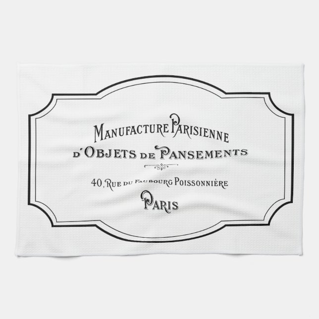 Kitchen Tea Towel - Parisienne Paris Kökshandduk (Horisontell)