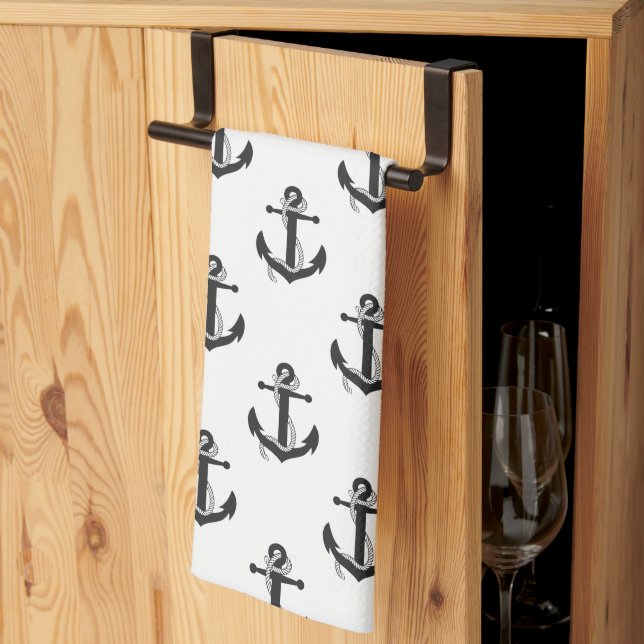 Kitchen Towel-Anchors Kökshandduk (Thirds Fold)