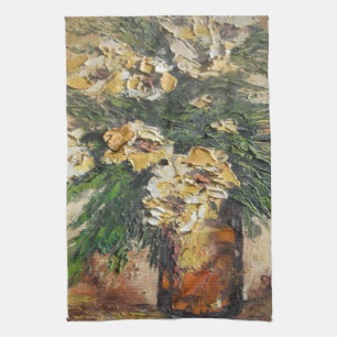 Kitchen Towel Ann Hayes Painting Gula blommor Kökshandduk