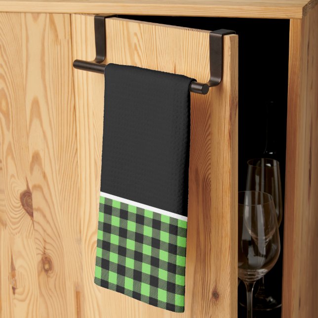 Kitchen Towel-Buffalo Plaid Kökshandduk (Thirds Fold)