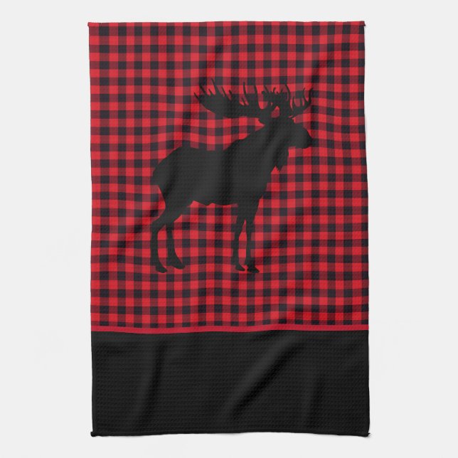 Kitchen Towel-Buffalo Play-Moose Kökshandduk (Vertikal)