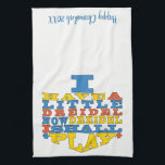 Kitchen Towel "Chanukah/Dreidel Play" Kökshandduk<br><div class="desc">"Chanukah/I have a Little Dreidel Now I shall Play" Personalize genom att ta bort "Lycklig Chanukah 20XX" och ersätta med ditt eget ord. Välj ditt favoritteckensnitt stil, färg och storlekt. Det finns också många alternativ för handduksbakgrunden i färg. Tack för att du stannade och shoppade förbi. Mycket uppskattat! Lycklig Chanukah/Hanukkah!...</div>