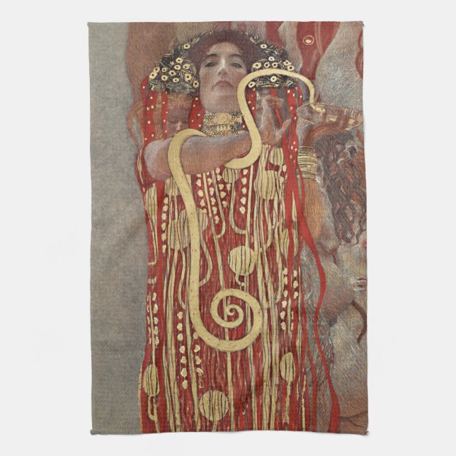 KITCHEN TOWEL : GUSTAV KLIMT KÖKSHANDDUK (Vertikal)