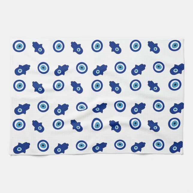 Kitchen Towel Hamsah bra öga Kökshandduk (Horisontell)