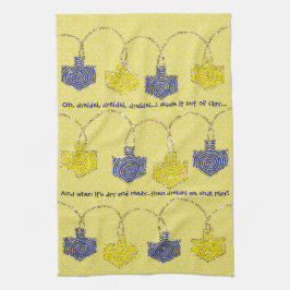 Kitchen Towel "Hanukkah/Oh Dreidel" Kökshandduk