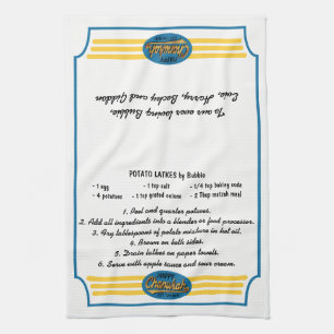 Kitchen Towel ’Hanukkah Retro Dish Towel’ Kökshandduk