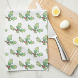 Kitchen Towel Holly Jolly allover print Kökshandduk