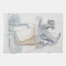 Kitchen Towel ’Hund/London’ Kökshandduk