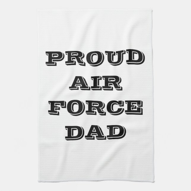 Kitchen Towel Luft Force Pappa Kökshandduk (Vertikal)