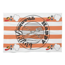 Kitchen Towel "Lycklig tackGrilling"