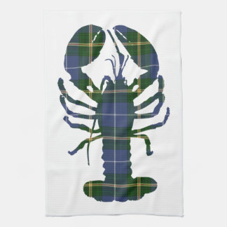 Kitchen towel Nova Scotia Tartan lobster Kökshandduk