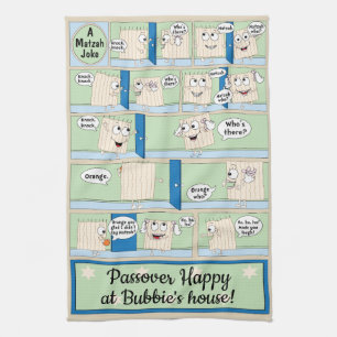 Kitchen Towel "Passover Matzah Joke" Kökshandduk