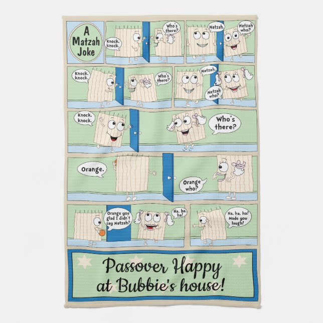 Kitchen Towel "Passover Matzah Joke" Kökshandduk (Vertikal)