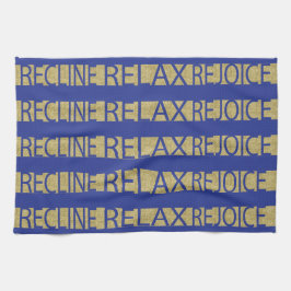 Kitchen Towel Passover RRR/Blue,Guld Kökshandduk