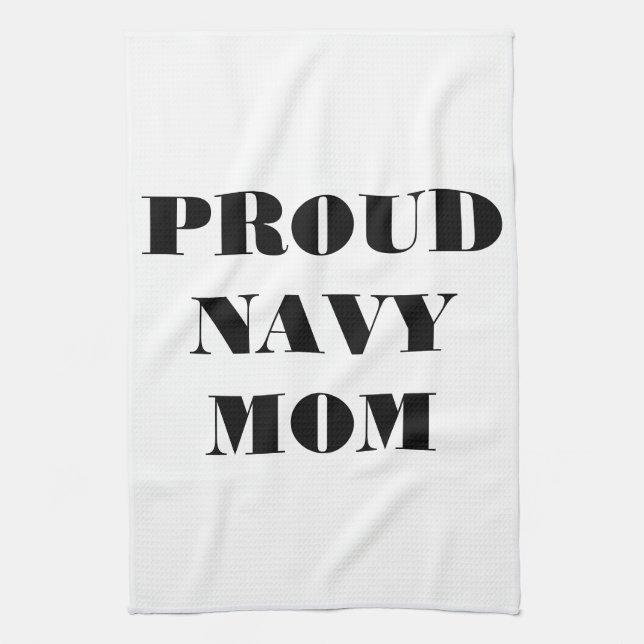 Kitchen Towel Proud Navy Mamma Kökshandduk (Vertikal)