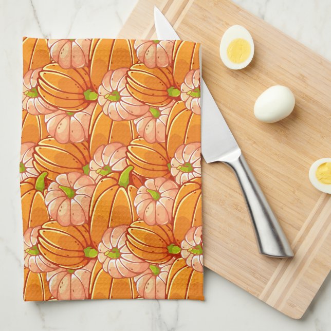 Kitchen Towel Pumpkin Harvest Kökshandduk (Vikt i Fjärdedel)