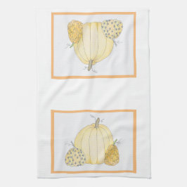 Kitchen Towel Pumpkin Trio Kökshandduk