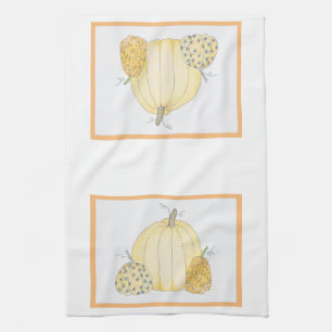 Kitchen Towel Pumpkin Trio Kökshandduk