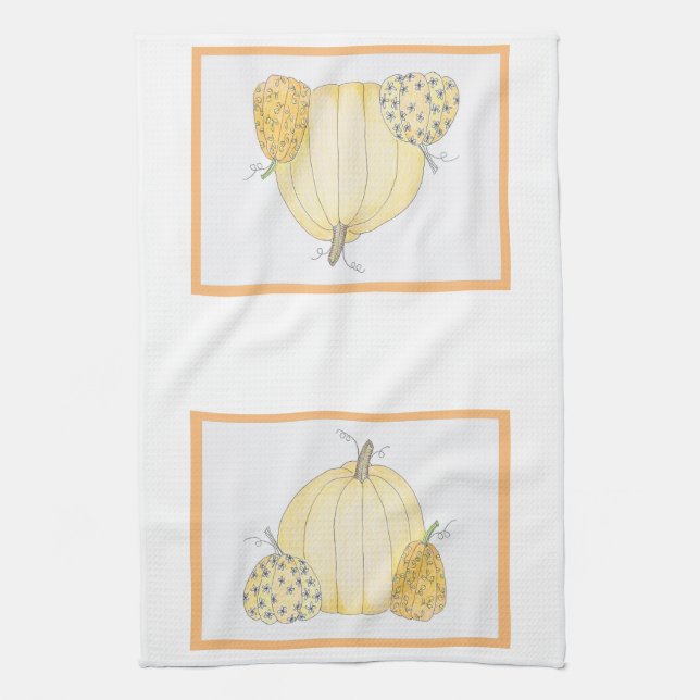 Kitchen Towel Pumpkin Trio Kökshandduk (Vertikal)