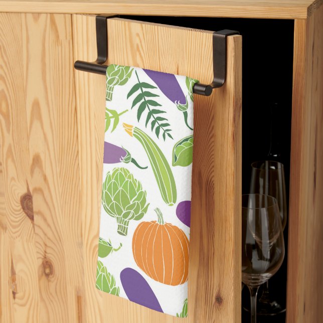 Kitchen Towel-Veggies Kökshandduk (Thirds Fold)