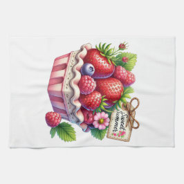 Kitchen Towels-Berry Basket Kitchen Towel  Kökshandduk