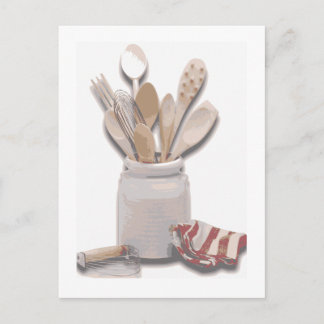 Kitchen Utensils Vykort