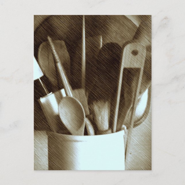 Kitchen Utensils Vykort (Framsida)