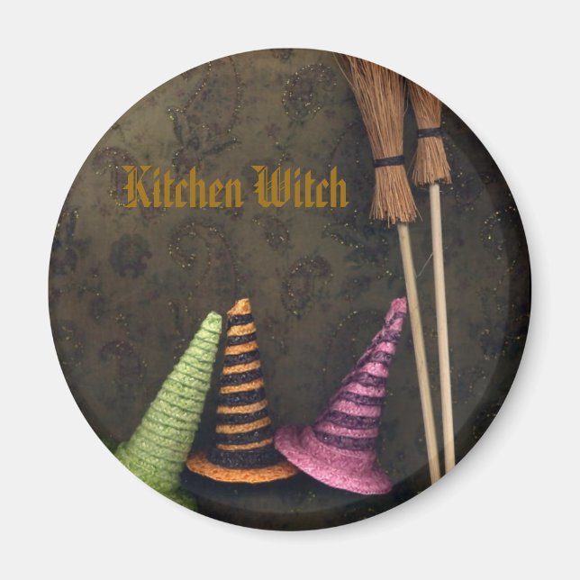 Kitchen Witch Magnet (Framsidan)
