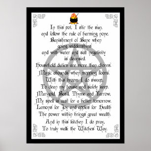 Kitchen Witch Poster