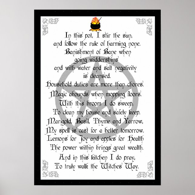 Kitchen Witch Poster (Framsidan)