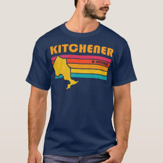 Kitchener Ontario Canada Vintage Distress Souven T Shirt