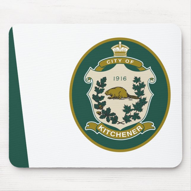 Kitchener (Ontario, Kanada) flagga Musmatta (Framsidan)