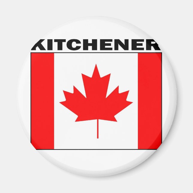 Kitchener Ontario Magnet (Framsidan)