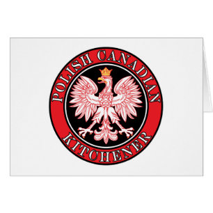 Kitchener Polska Canadian Eagle Hälsningskort