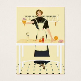 Kitchengirl Gift-Märkre Visitkort