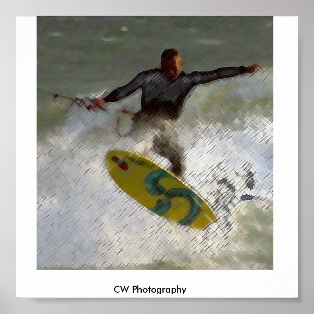 Kite Boarder Poster (Framsidan)