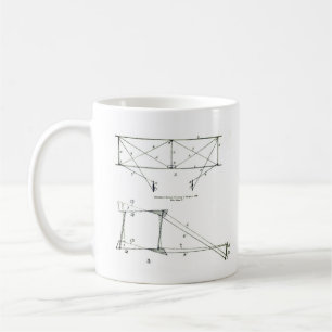 Kite Diagram - Kite (Wright), 1899 Coffee Mugg
