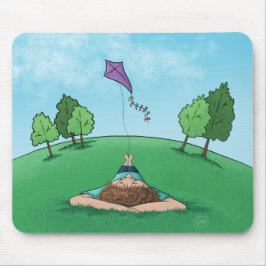 Kite Flies design Mouse Pad Musmatta