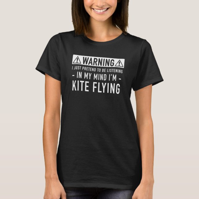 Kite Flies Gift T Shirt (Framsida)