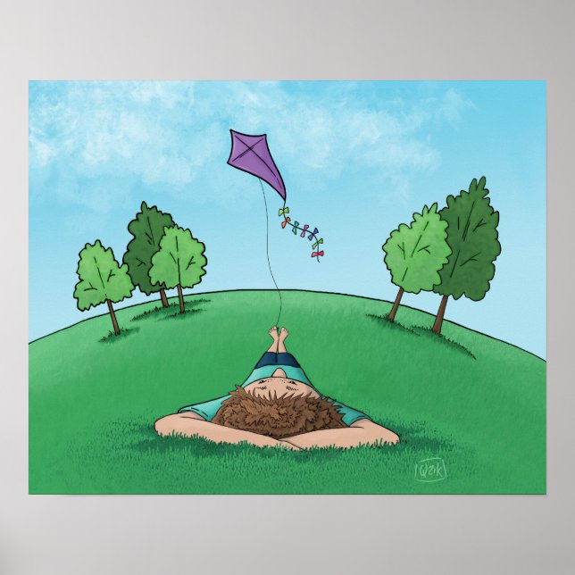 Kite Flies Poster (Framsidan)