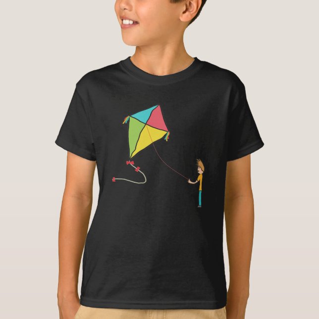 Kite Flies T Shirt (Framsida)