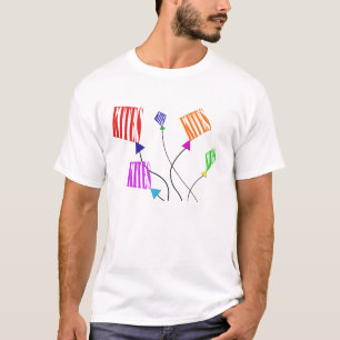 Kite flight roligt wirds kreativ Kite-festival Tee Shirt