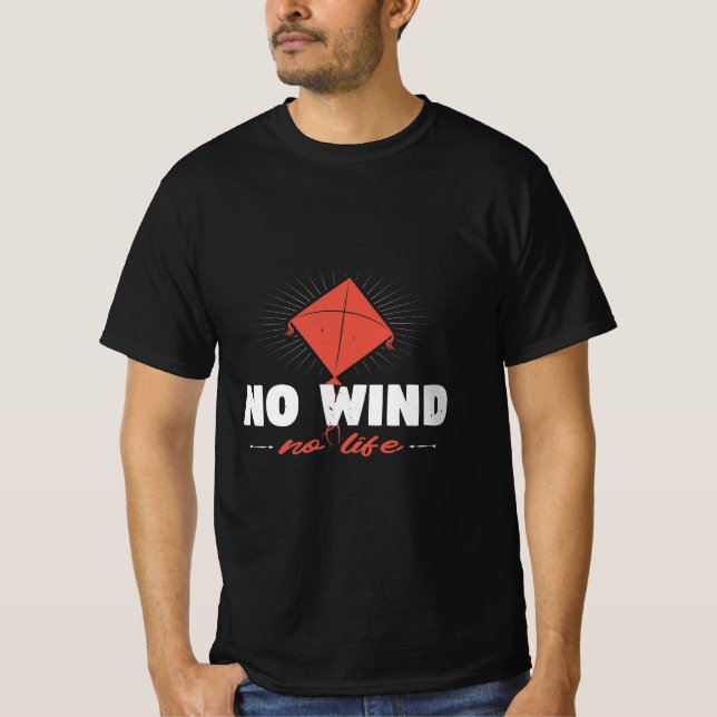 Kite Flying Hobby Kites Flyer Gift T Shirt (Framsida)