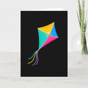 Kite Flying Stunt Kite Gift Kort